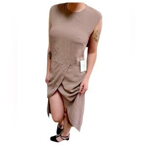 Raey 10 Mauve Long Day Dress NWT